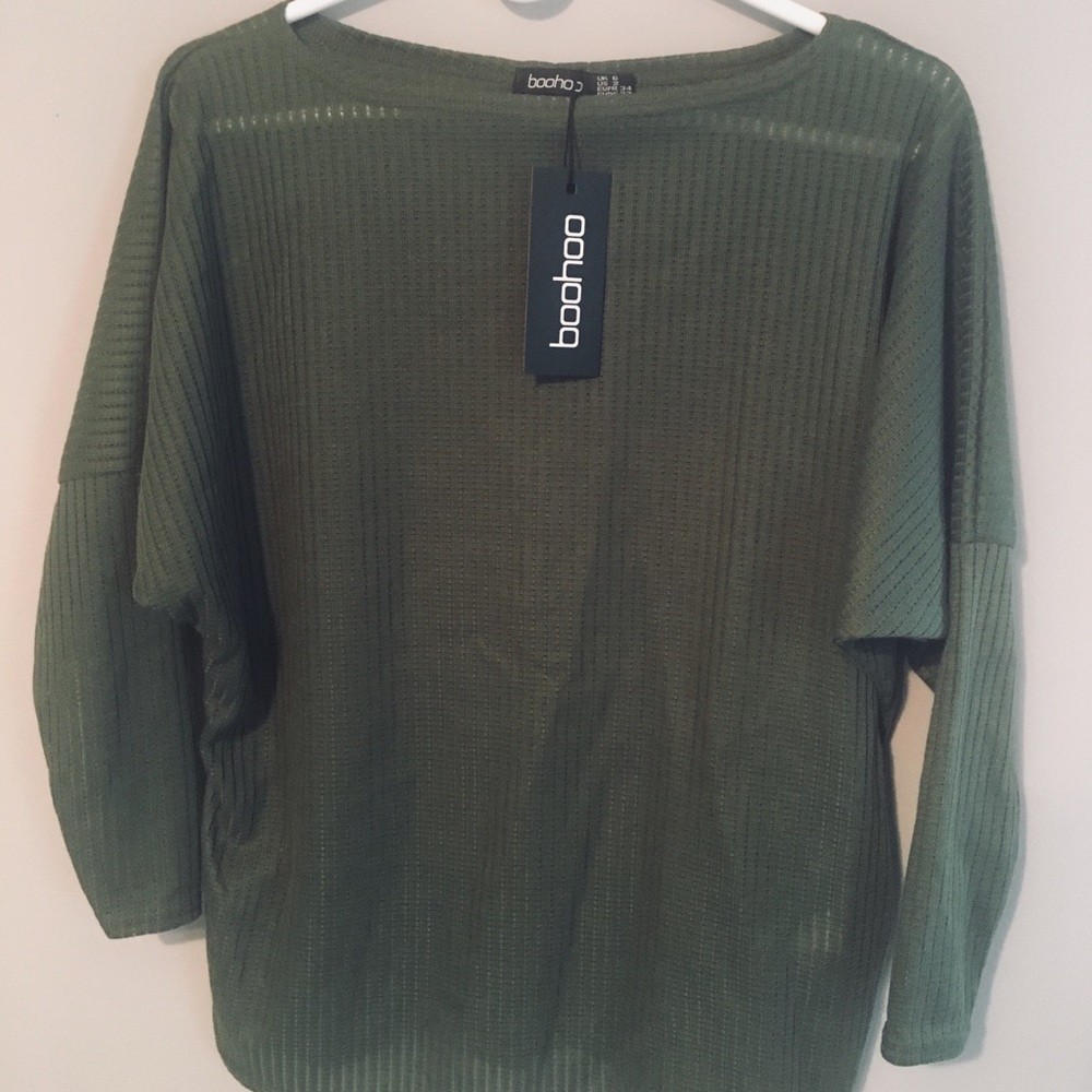 Oversized boohoo Top